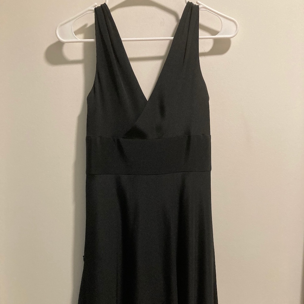 J. Crew Black Silk Dress